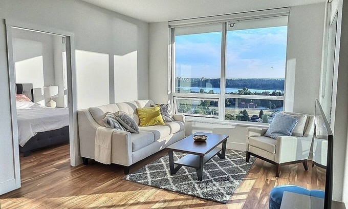 District of North Vancouver Apartment | Two Bedroom & 2Bathroom luxury apartment panorama views , city, ocean