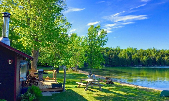 Manitoulin District Cottage | Two Bedroom Cottage on a Private Sand Beach in Long Bay, Lake Kagawong