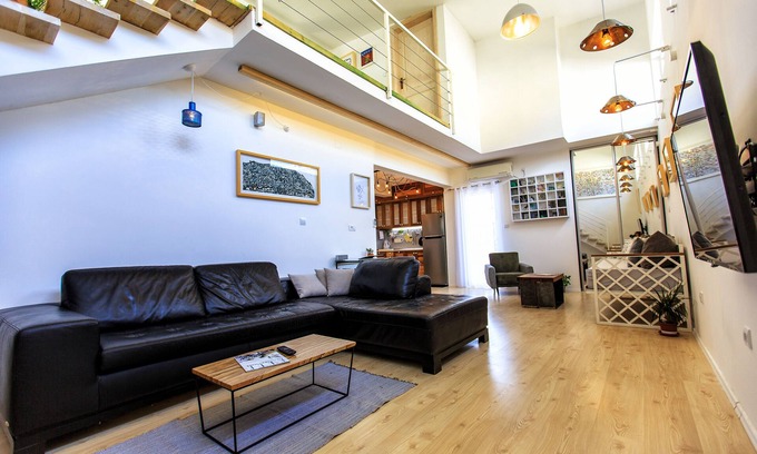 Bar Apartment | Two-level Penthouse apartment with indoor pool and panoramic terrace