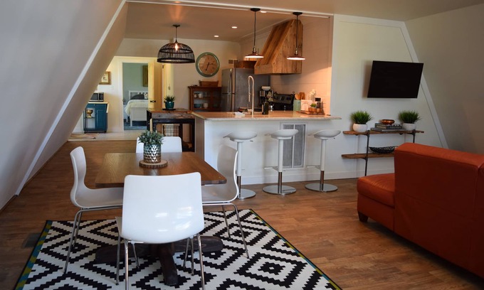 Witmer House | Unique A-Frame style home located near attractions in the Amish Country.