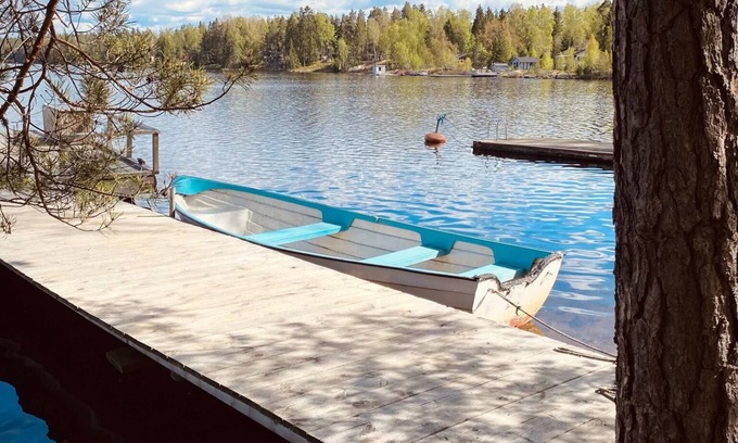 Sodertalje Villa | Unique accommodation by the lake, private beach, secluded location, only 35 min from Stockholm