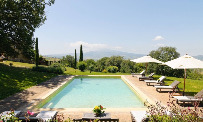 Monticchiello Other | Unique view 3 bdr villa with pool & A/C in Pienza | Oriolo