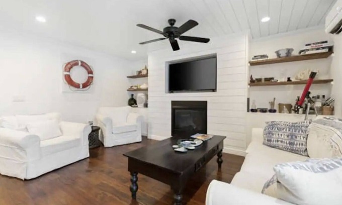 Mancelona Cottage | Updated Cabin with Fireplace, Epic Deck, 2 min from ORV trails - Pet Friendly!