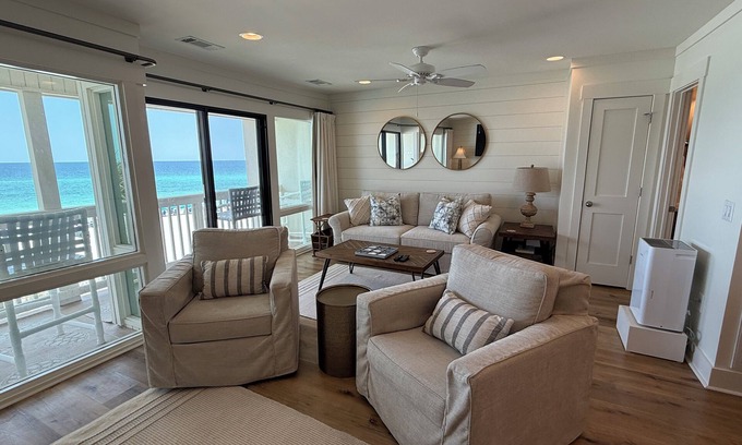 Fort Bay Condo | Updated Latitude 29 #34 Beachfront w/Pool, Hot Tub & Grills! Free Golf & Tix!