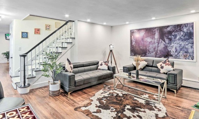 Waterbury House | Upscale Waterbury Retreat with Indoor Hot Tub!