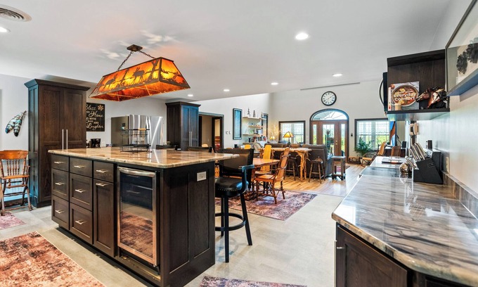 La Farge House | V's Rockton Top Getaway, a stunning rental property with a scenic view.