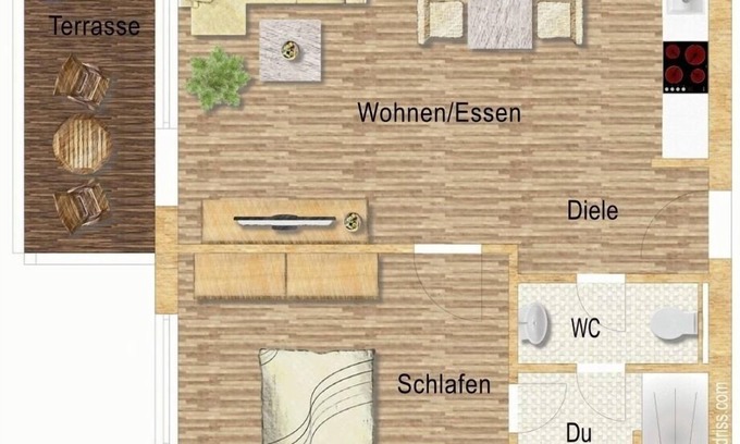 Lierschied Apartment | Vacation apartment/apartment for 4 guests with 50m² in Lierschied (129138)