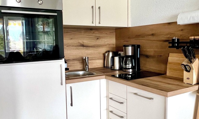 Scheidegg Apartment | Vacation apartment "Wolkenfrei" near Lake Constance with pool and sauna