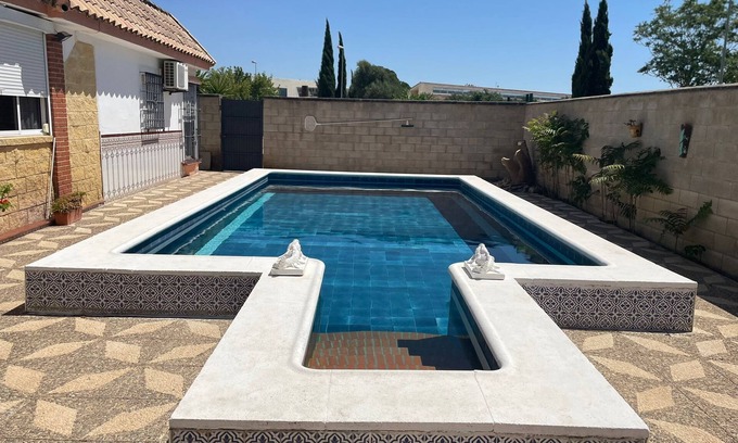 Arcos de la Frontera House | Vacation Home "Rural Villa Angels" with Mountain View & Private Pool