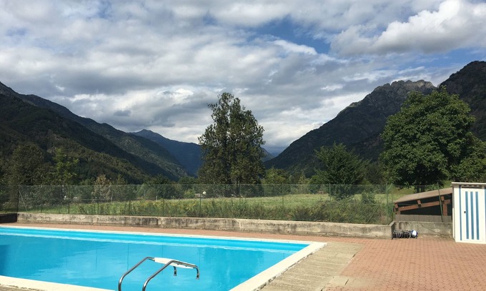 Scopello Apartment | Valsesia, Monterosa, spacious 2 bedrooms, swimming pool, tennis
