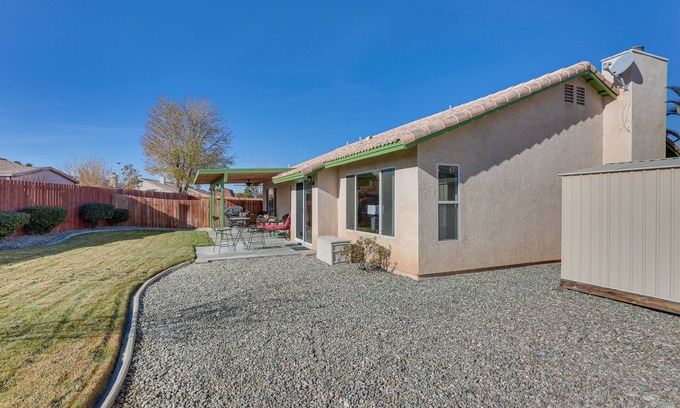 Victorville House | Victorville Home w/Fenced Backyard + Patio!