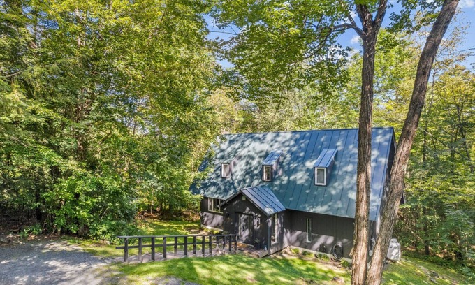 West Hartford House | Views, AC, and Game Room | Morey Mountain Retreat