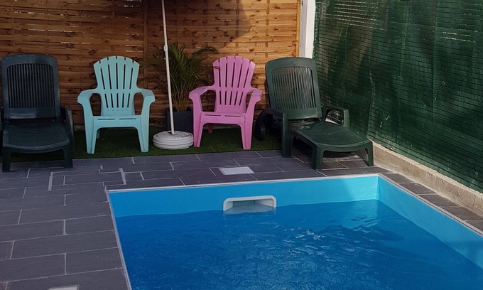 Sainte-Luce Villa | VILLA 2ch air conditioning, garden, swimming pool near the sea (4 pers), Wifi