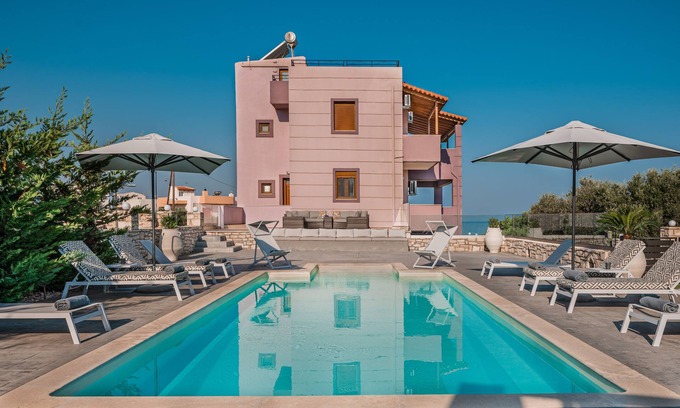 Margarites Villa | Villa Aris, a serene Villa with 3BRs, with private outdoor Pool & BBQ area.