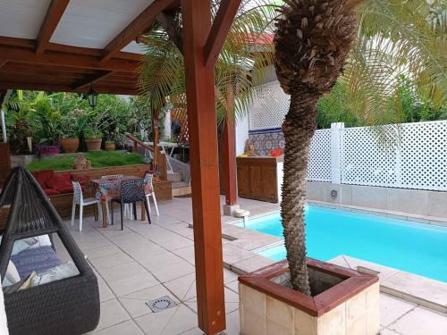 Marigot Villa | Villa avec vue sur mer à Vieux Habitants, piscine