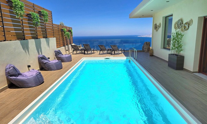 Malevizi Villa | "Villa Balcony", Cozy Villa with Amazing View