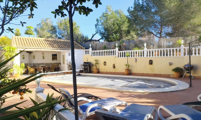 San Miguel de Salinas House | Villa Castillo Nuevo - Heated Private Pool & Roof Solarium with Panoramic Views