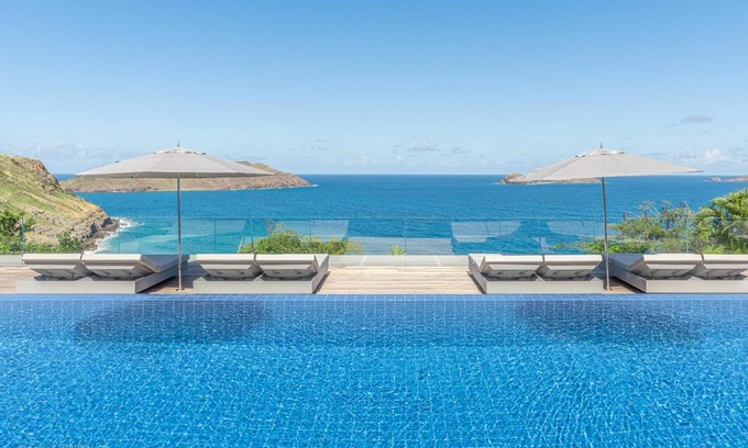 Anse des Cayes Villa | Villa Ciel D'Azur | Ocean Front - Located in Fabulous Anse des Cayes with Private Pool