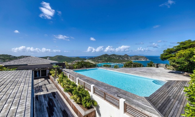 Morne Criquet Villa | Villa 'Coco de Mer' Fabulous views of St Jean Bay and Eden Rock