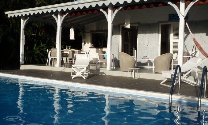Deshaies House | Villa creole vue mer piscine le carbet de rose animals accepted