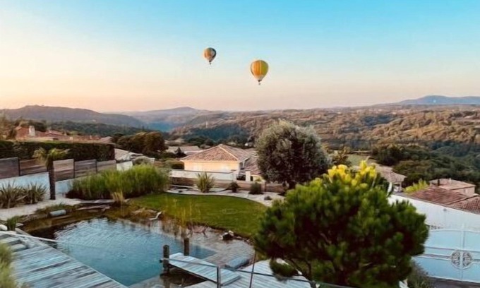 Annonay Villa | Villa de Charme Avec Piscine Naturelle et vue Imprenable sur les Montagnes