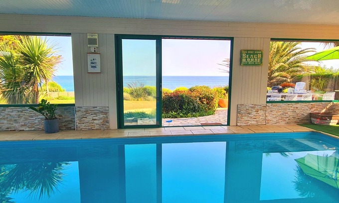 Sibiril Villa | Villa de la Dune 5* Indoor pool Exceptional sea view Beach Surf GR34
