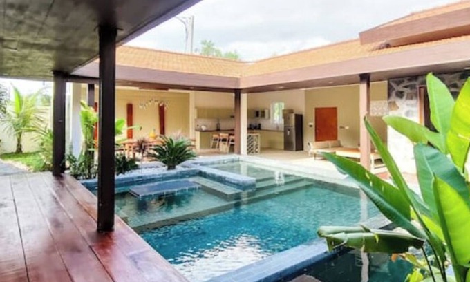 Kampot Villa | Villa de Luxe de 5 Chambres Avec Piscine Privée
