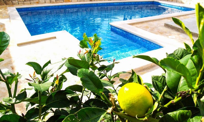 Sutivan Villa | Villa Dvornik with two pools for 2 familes, Sutivan, Island Brac, Croatia