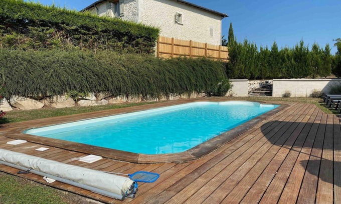 Chalais House | Villa in France with Private Pool & Garden