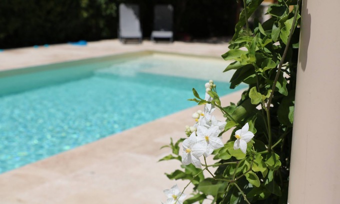 Calvisson Villa | Villa in the heart of the vaunage with swimming pool, garden and heated jacuzzi