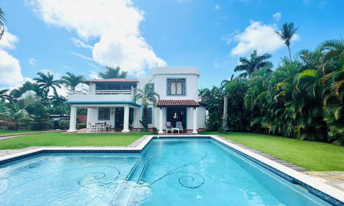 Las Galeras Villa | Villa Jeff & Jyps, 2 Chambres, Piscine, 2 min de la Plage