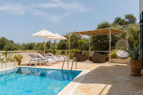 Petaleia Villa | Villa Leveque - Kassiopi Sea View - 3 bedrooms