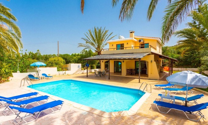 Polis Villa | Villa Noni Large Private Pool, A/C, WiFi