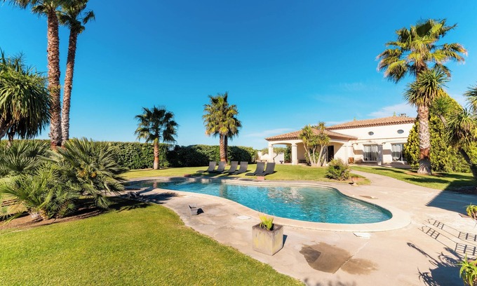 Paulhan Villa | Villa Oasis - Sublime Villa Avec Piscine Privée