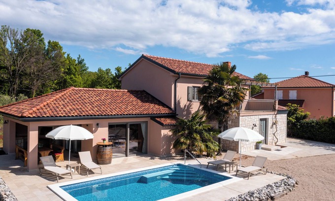 Barusici Villa | Villa Olive Paradise with pool and sauna (Kvarner - Malinska)