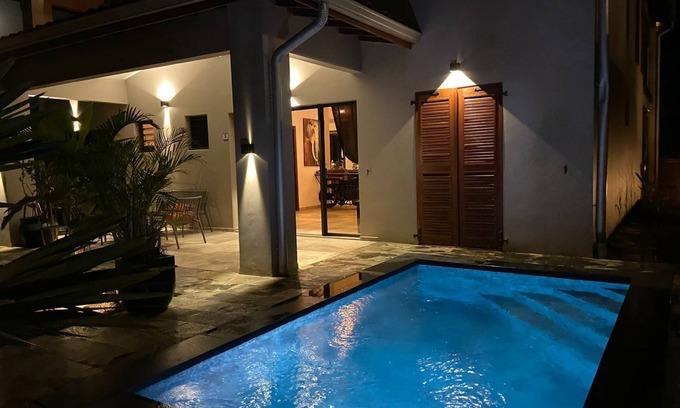 Tartane Villa | Villa Passion Vanille sea view private pool exceptional location