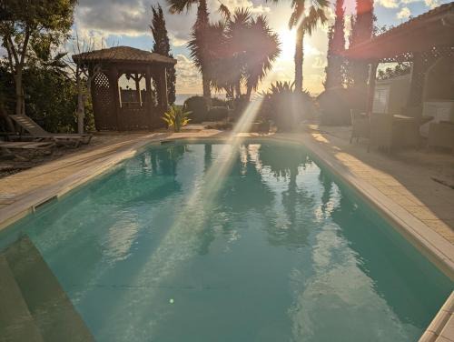 Kouklia Villa | Villa Pontus - stunning views & privacy in beautiful garden with pool & hot tub