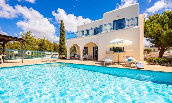 Agios Georgios Pegeias Villa | Villa Poseidonas - Three Bedroom Villa, Sleeps 7