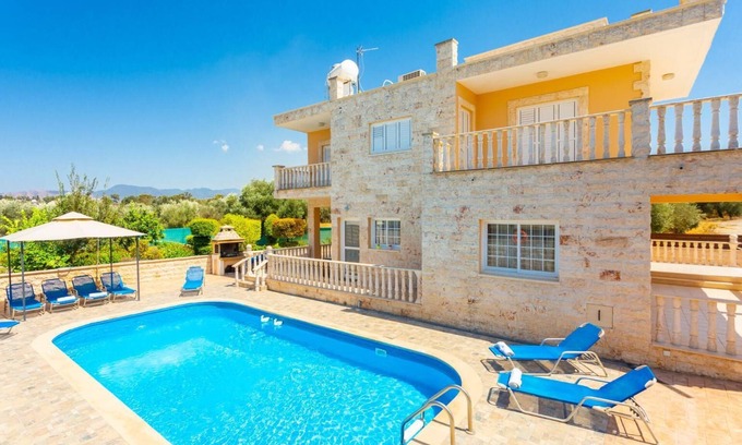 Prodromi Villa | Villa Prodromi Large Private Pool, A/C, WiFi