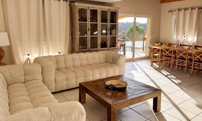 Saint-Maurice-dʼArdeche Villa | Villa Syrah - private pool and terrace
