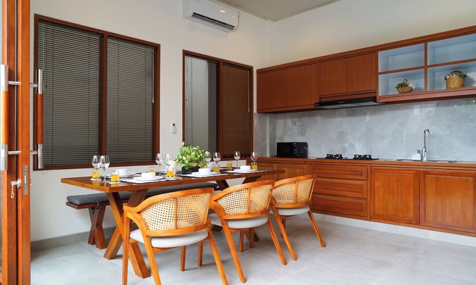 Dalung House | Villa Starry Luna 1-Pool and private yard in 2-bedroom,AC, WiFi in fabulous Bali