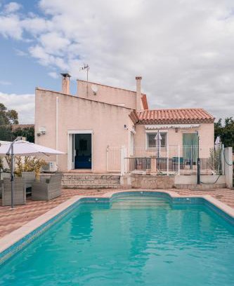 Cuxac-dʼAude Villa | Villa Terra Mera piscine privée proche de Narbonne