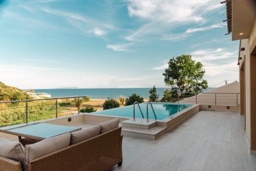 Gardenos Villa | villa vasillis-heated swimming pool with infinity view