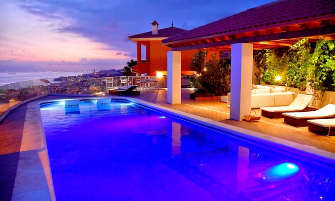 Torre de Benagalbon Villa | Villa with panoramic sea view and heated pool, walking distance to the beach