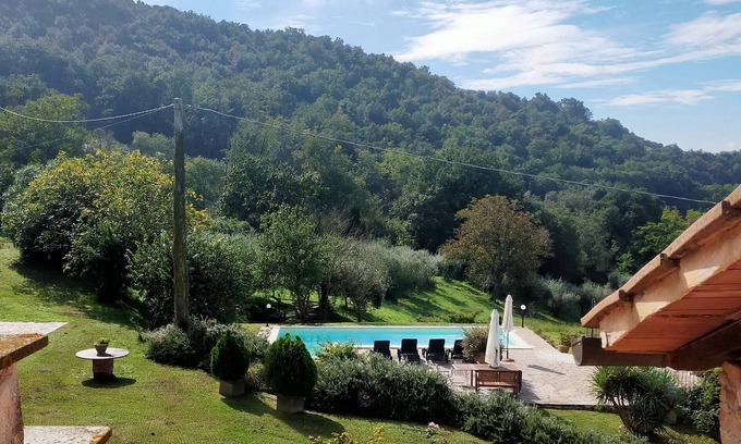 Montoro House | Villa with pool in exclusive use in panoramic location 1 hour from Rome