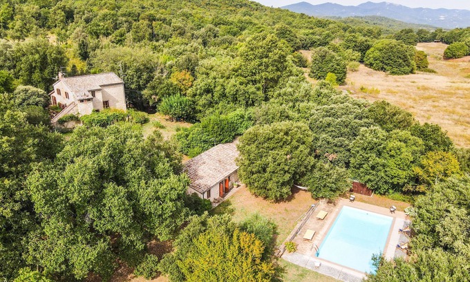 Amelia Villa | Villa with private pool in wooded area. Great place for quiet & privacy!