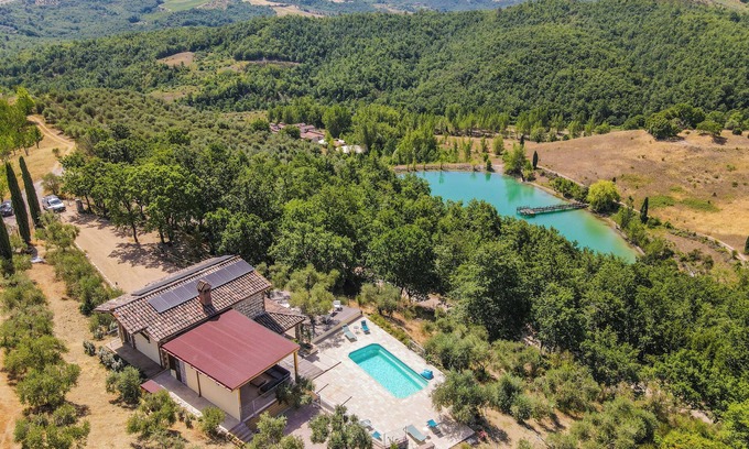 San Venanzo Villa | Villa with private pool, hot tub. Quiet area & 100% privacy. panoramic views!