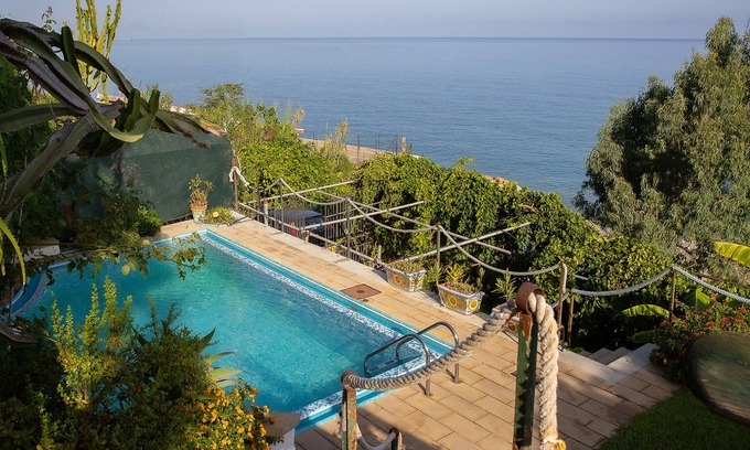 Santo Stefano di Camastra Villa | Villa with Sea View Pool, Sea View, Pool and Garden, Pet-Friendly