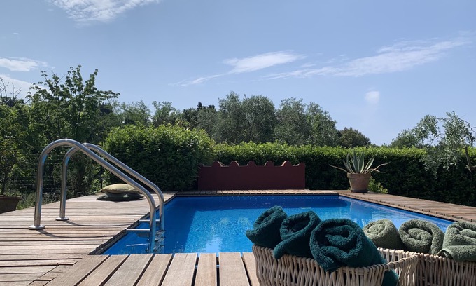 Montemarcello Villa | Villa with swimming pool - sea and boat view