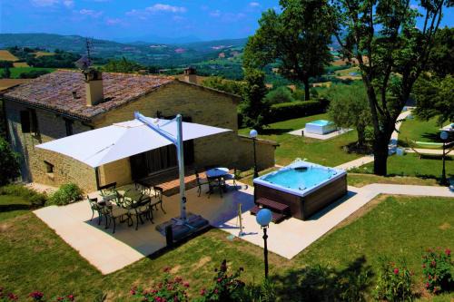 SantʼIppolito Villa | VillaAnna Heated Pool and two outdoor jacuzzi